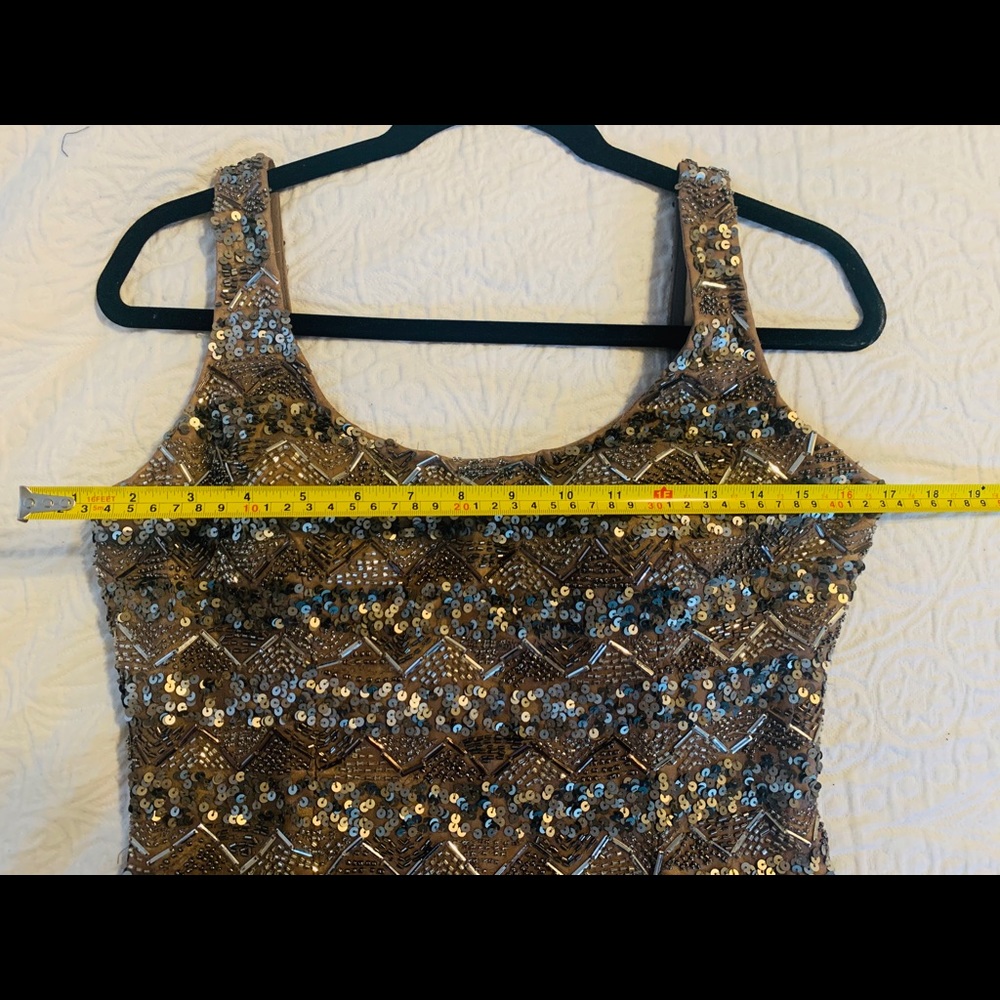 Glam 100% silk dress [measurements]